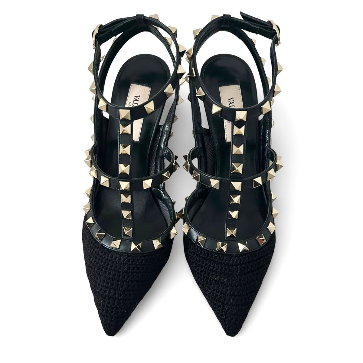 VALENTINO ヴァレンティノ パンプス ロックスタッズ ヒール 23cm