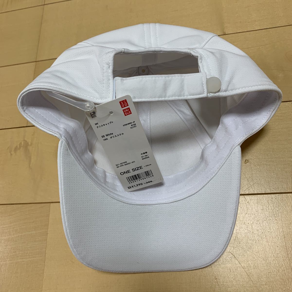 新品 完売品 ユニクロ 錦織圭2020全仏オープン テニスキャップ 錦織、全仏&