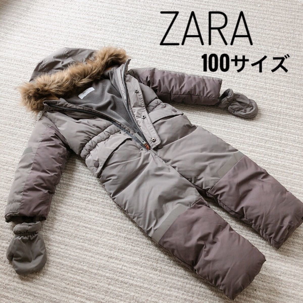 ZARA ザラ 100 スキーウェア スノーウェア ジャンプスーツ 雪遊び