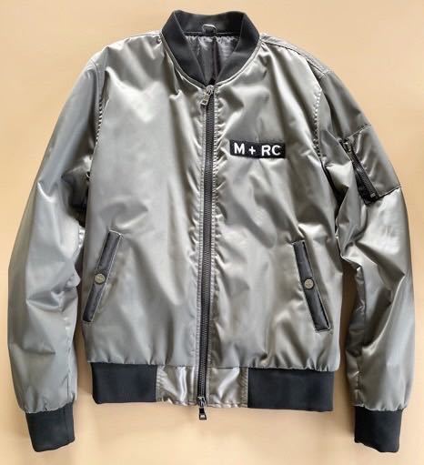 超レア mrc noir マルシェノア MA1 ボンバージャケット シルバーグレー