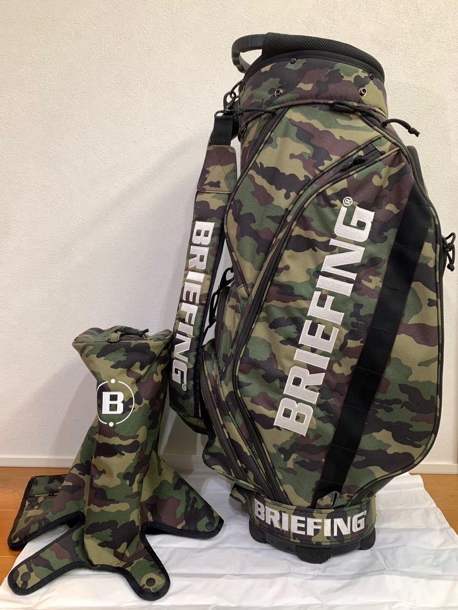 BRIEFING 迷彩 ゴルフバッグ15分割 BRIEFING 迷彩 キャディバッグ