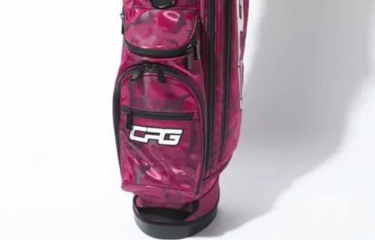 ショップ 新品 CPG GOLF cpg-202114-21 ワインレッド キャディバッグ