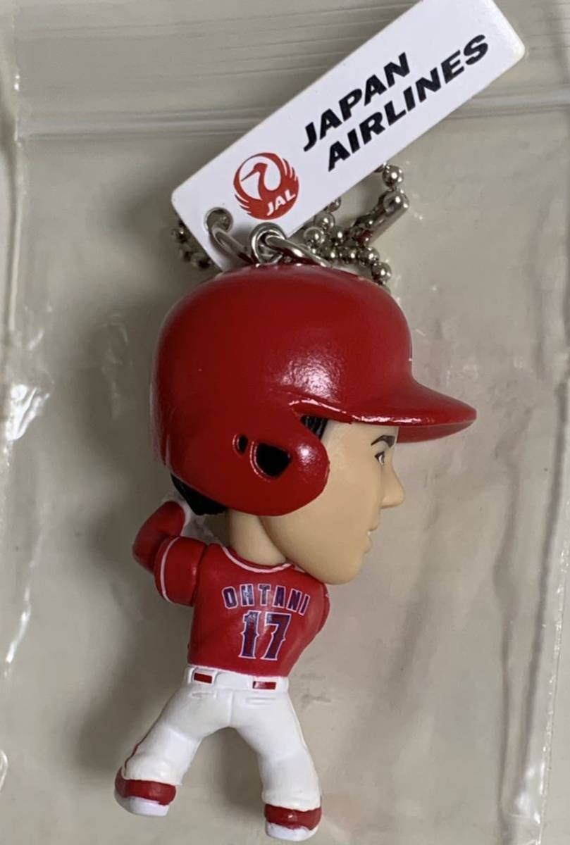 限定非売品】達成大谷翔平JALフィギュアキーホルダー 赤 限定非売品