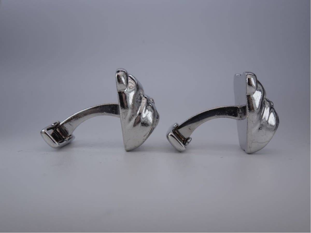 ダンヒル ブルドッグ SILVER925 カフス カフリンクス Alfred Dunhill