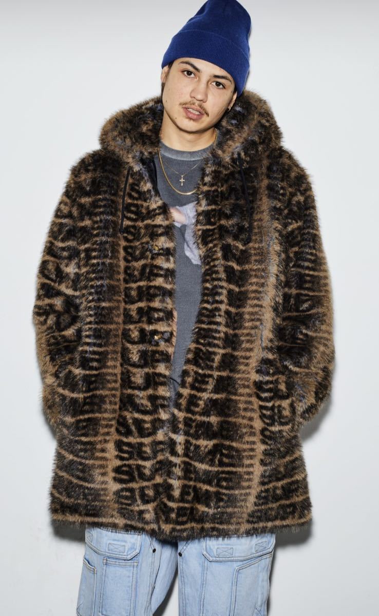 Yahoo!オークション - Supreme Faux Fur Hooded Coat ファー コート