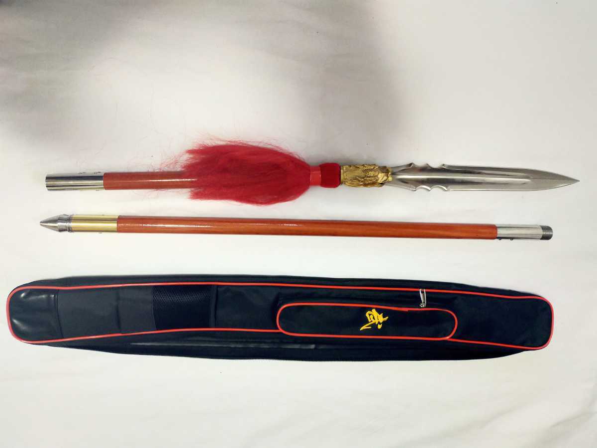 Yahoo!オークション - 新品 中国槍 約2m 二分割式(素振り可) 軟質ス