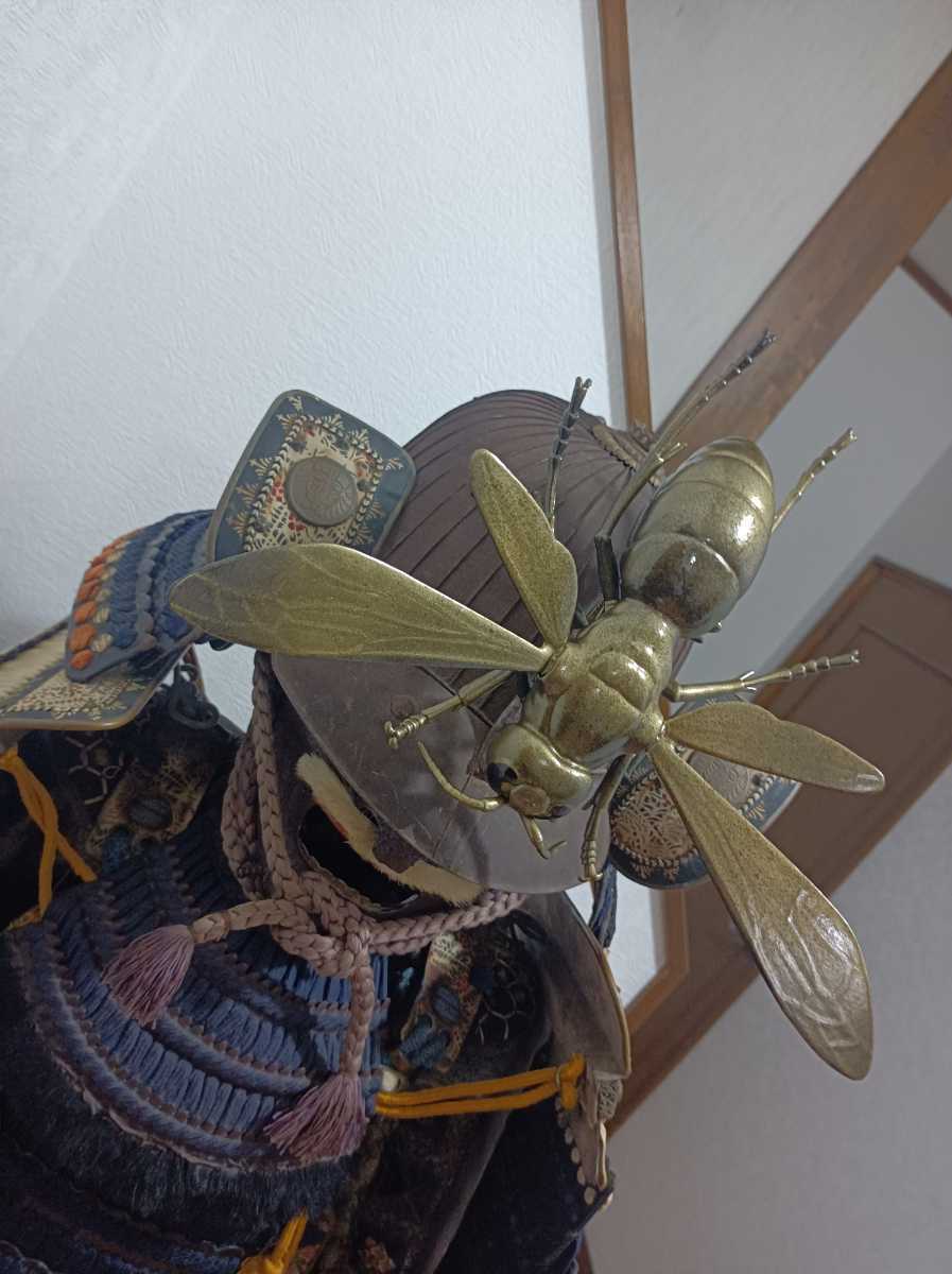 Yahoo!オークション - 雀蜂 蜂 オオスズメバチ 前立のみ 武具 甲冑 兜