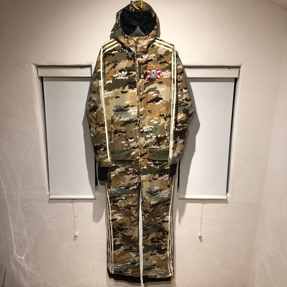 国母和宏モデル adidas Originals スノーボードウエア つなぎ 迷彩