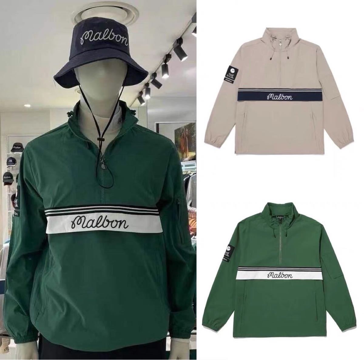 マルボン ゴルフ メンズ 長袖 Tシャツ malbon golf秋 MALBON x WDS