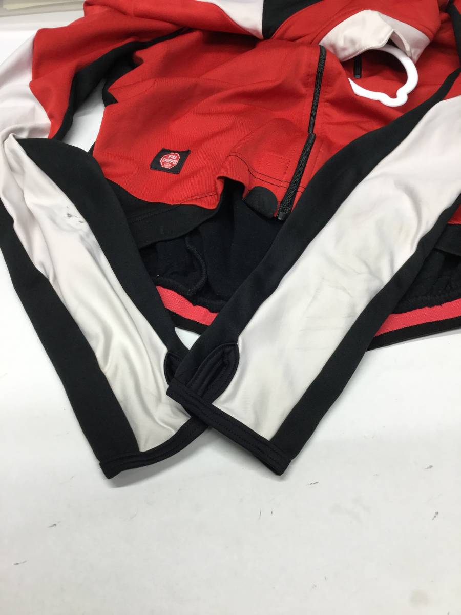 カステリ CASTELLI サイクルジャージ 長袖 裏起毛 ウインドストッパー