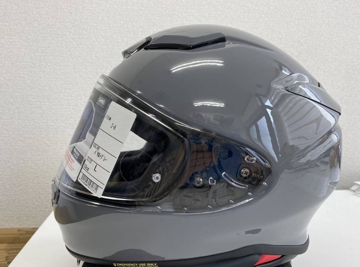 新品未使用shoei Z-8 ゼット-エイト バサルトグレー サイズL 国内正規