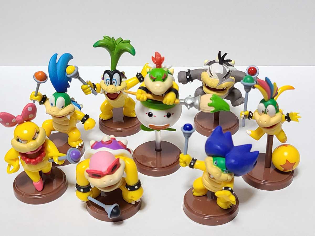 美品 スーパーマリオ チョコエッグ フィギュア クッパ7人衆 ラリー