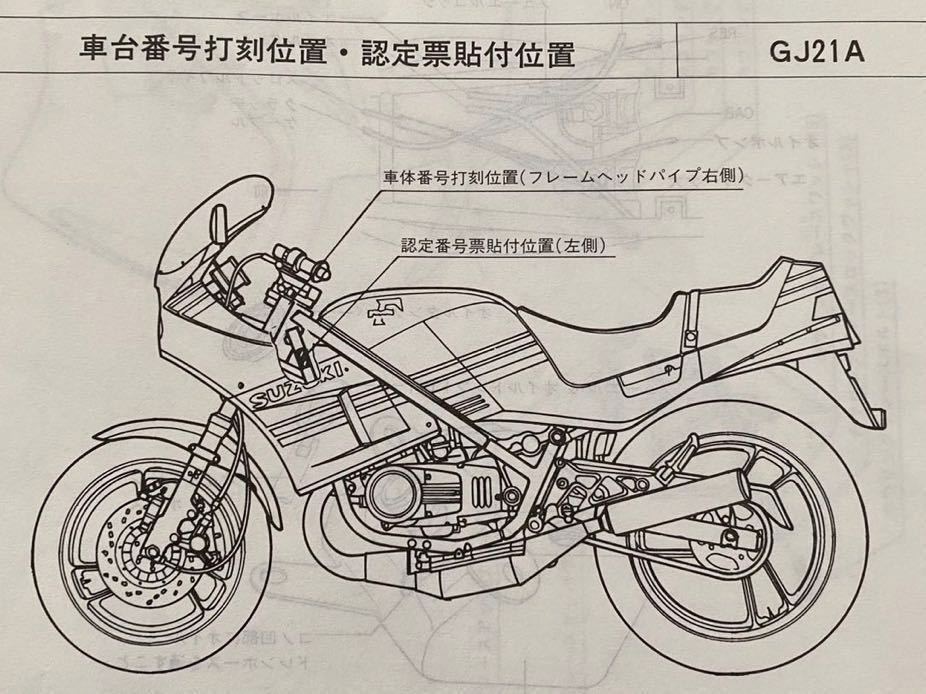 送料無料'83-'84 追補版 RG250Γ GJ21A RG250EW/2 サービス/ガイド