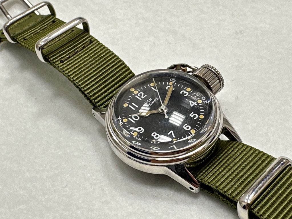 Yahoo!オークション - 50730 動作品 HAMILTON USN BUSHIPS 手巻き ビ