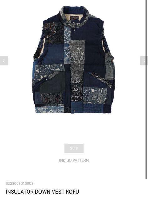 Yahoo!オークション - 22SS VISVIM ICT INSULATOR DOWN VEST KOFU サイ