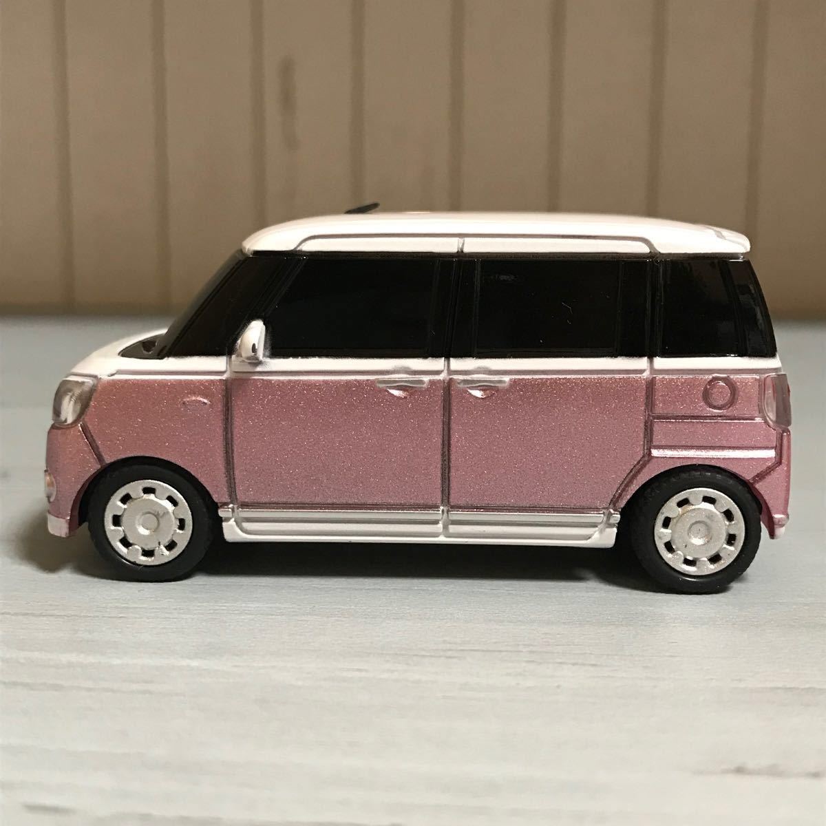 ダイハツ ムーヴキャンバス プルバックカー ミニカー ピンク｜Yahoo