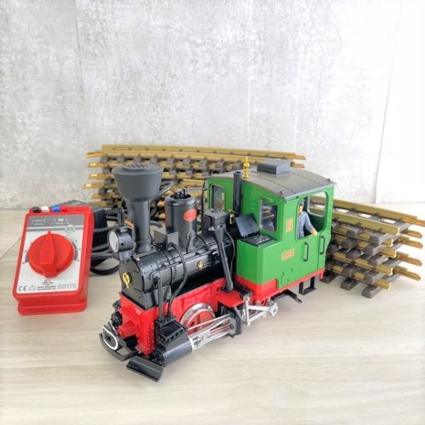 Gゲージ 鉄道模型 LGB LEHMANN レーマン 電動ポイント 左 Gゲージ 鉄道
