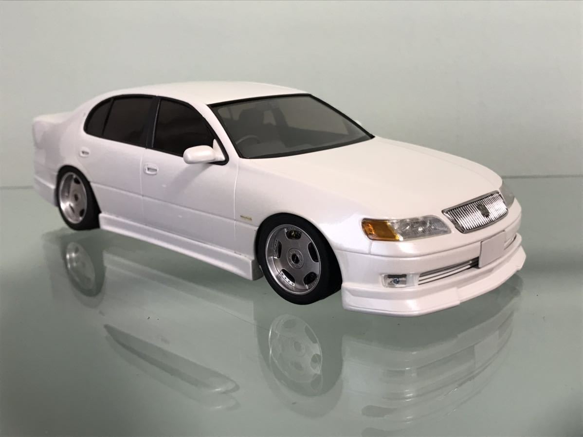 送料無料 1/24 プラモデル 完成品 トヨタ アリスト 3 0V JZS147 WALD