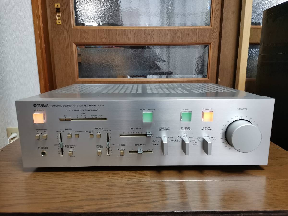 Yahoo!オークション - YAMAHA A-7a ヤマハ プリメインアンプ 整備品 フ