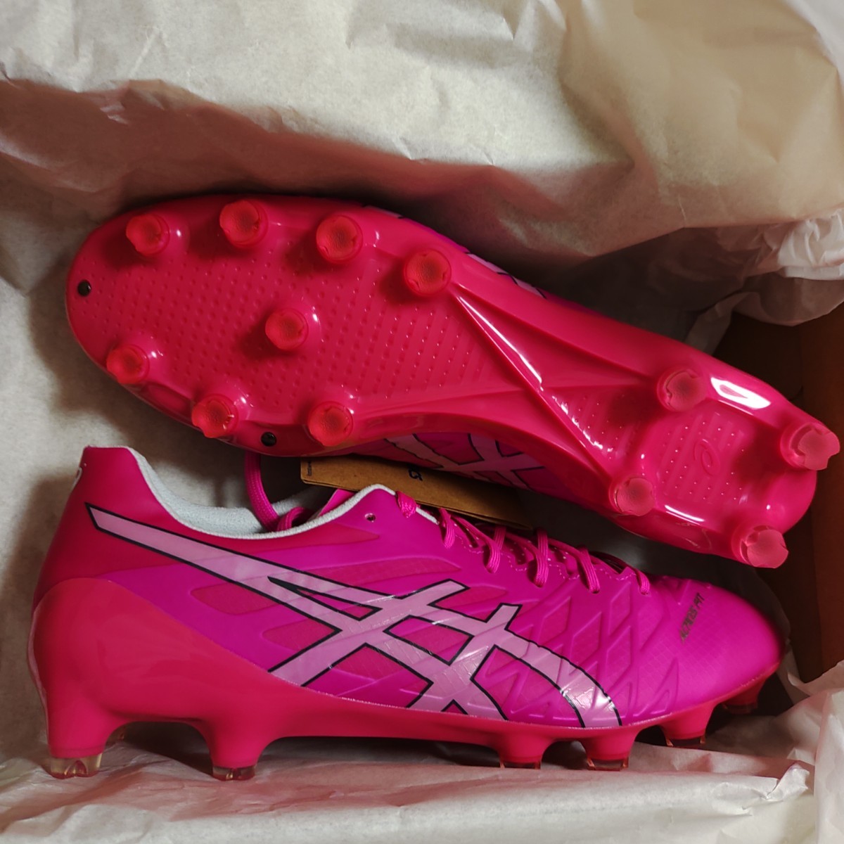 ピンク25 5cm DS LIGHT ACROS asics アシックスサッカー ライト