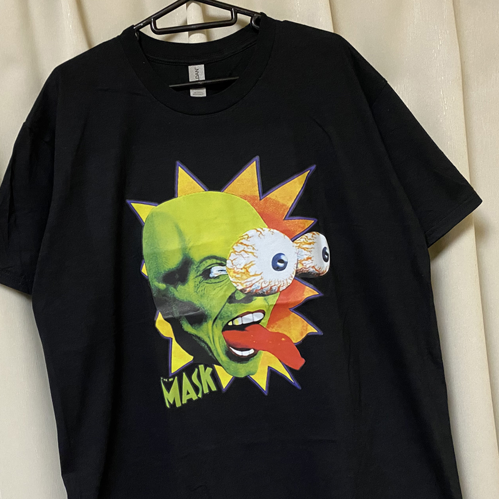 Yahoo!オークション - 新品 THE MASK マスク 映画 ムービー Tシャツ 黒