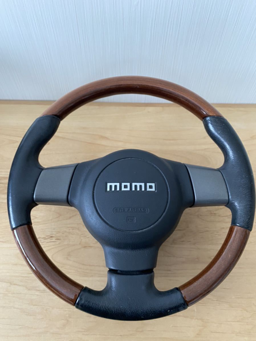5606 ダイハツ純正 MOMO コペン オプションステアリング ウッド