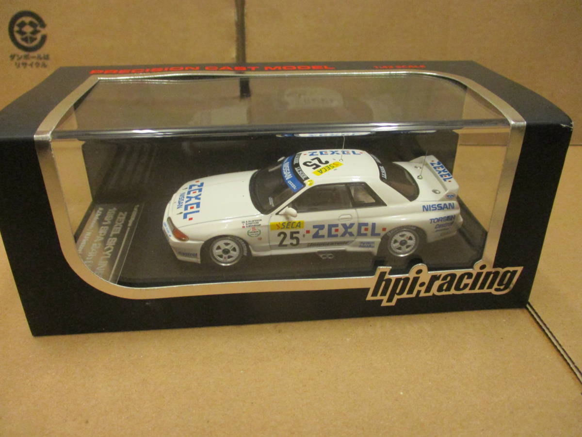 HPI 1⁄43 NISSAN SKYLINE R32 GTR 1992 N1 #2 ZEXEL Racing Model Car