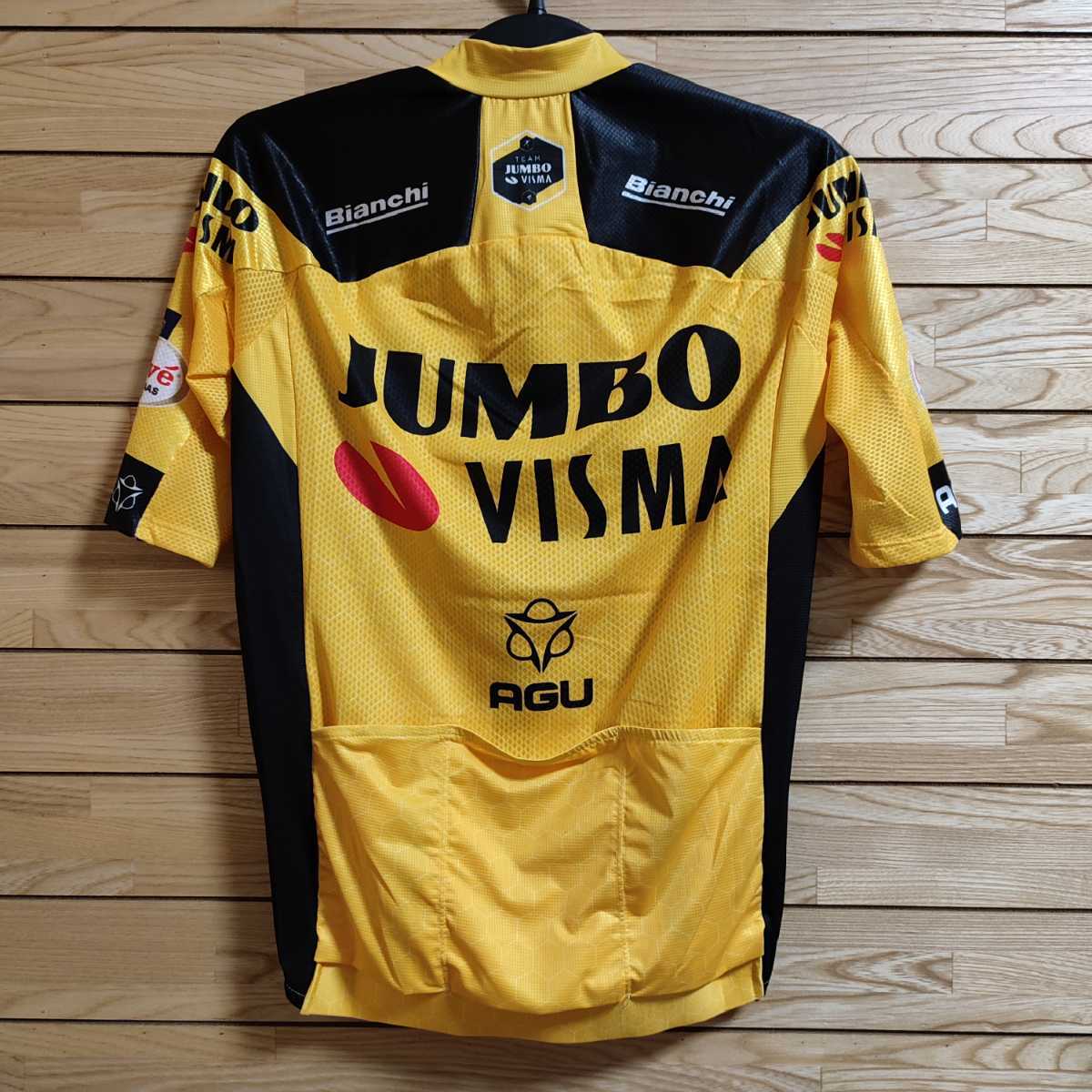 き様 支給品Jumbo vismaサイクルジャージAGUユンボヴィス