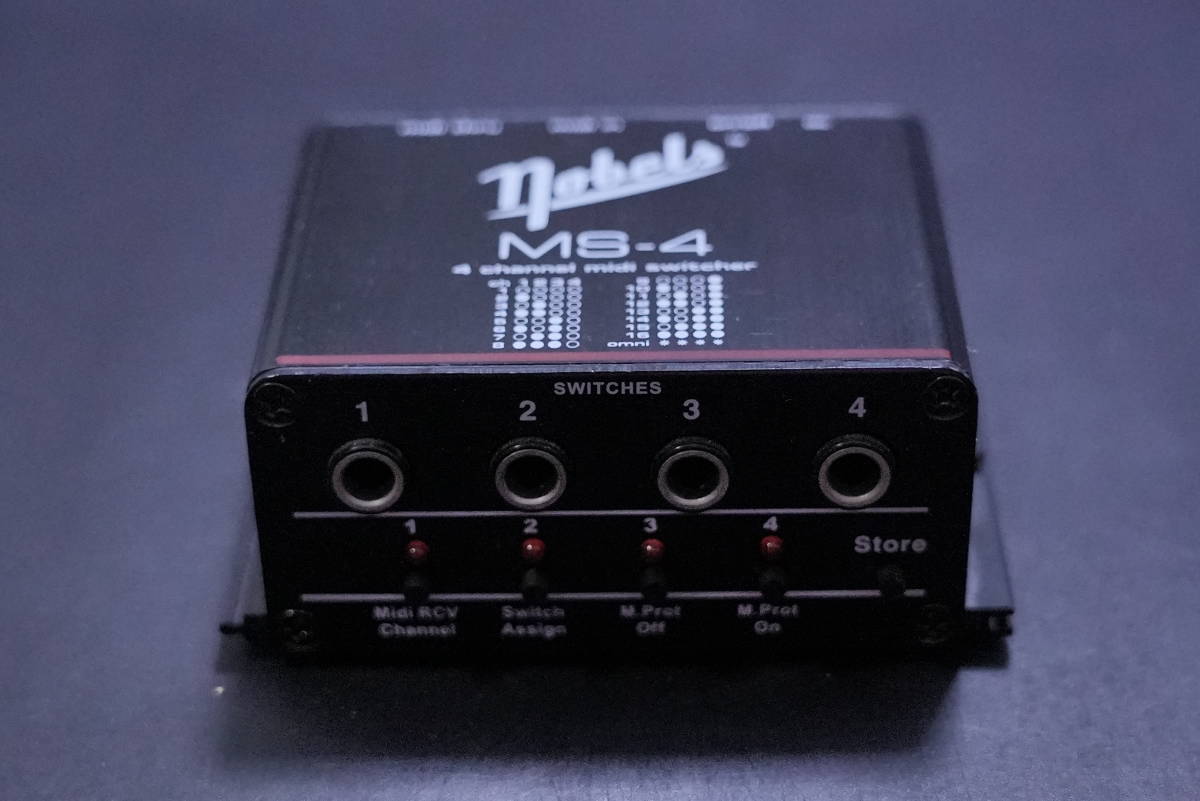 nobels 配送 ms-4 4channel MIDI switcher MS-4 - Nobels MS-4