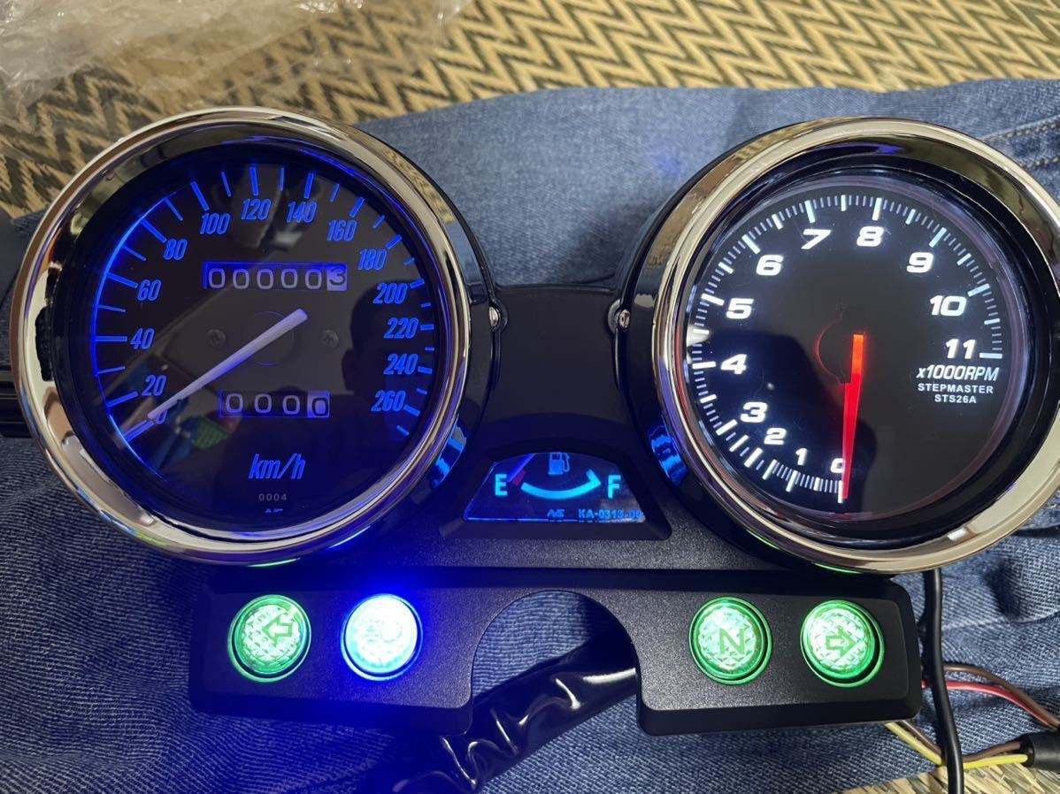 ゼファー400 zephyr400メーターカワサキ純正270km フルスケール