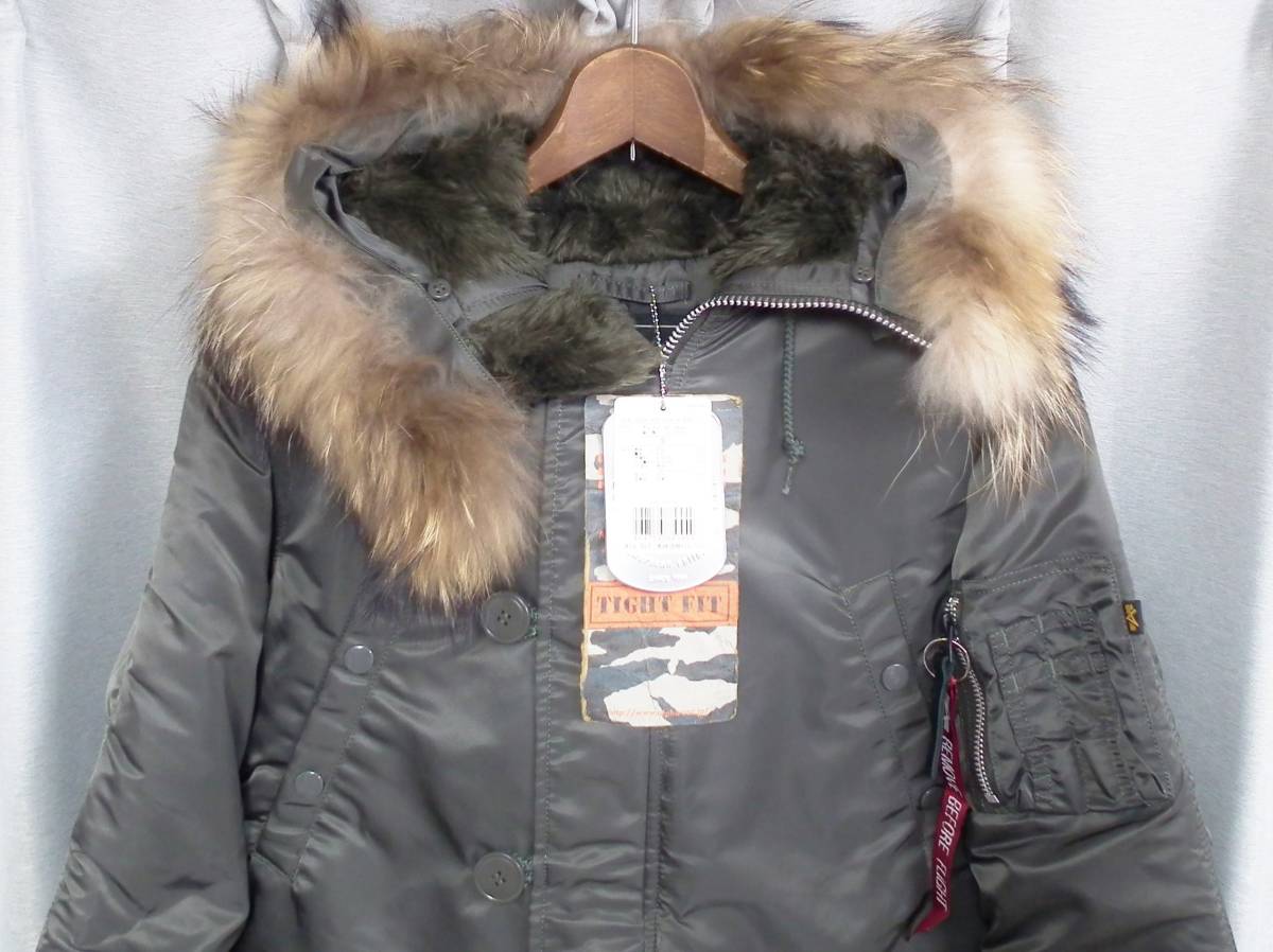 ほぼ新品 アルファ インダストリーズ ALPHA INDUSTRIES N-3B タイト