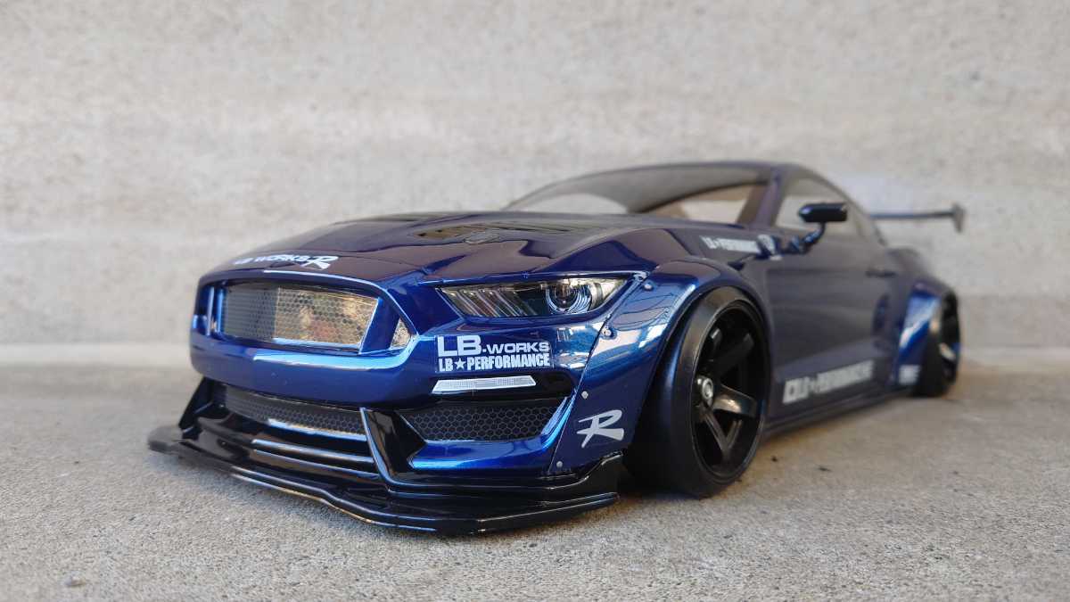 Yahoo!オークション - 1/10 RCボディ タミヤ フォード マスタング LB風