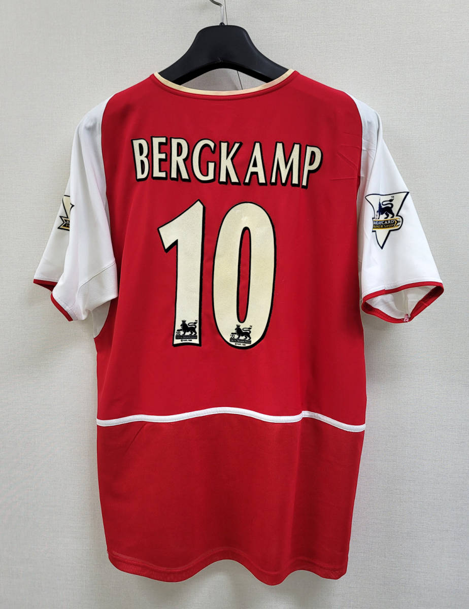 Yahoo!オークション - 03-04アーセナル ARSENAL AFC(H)#10 ベルカンプ