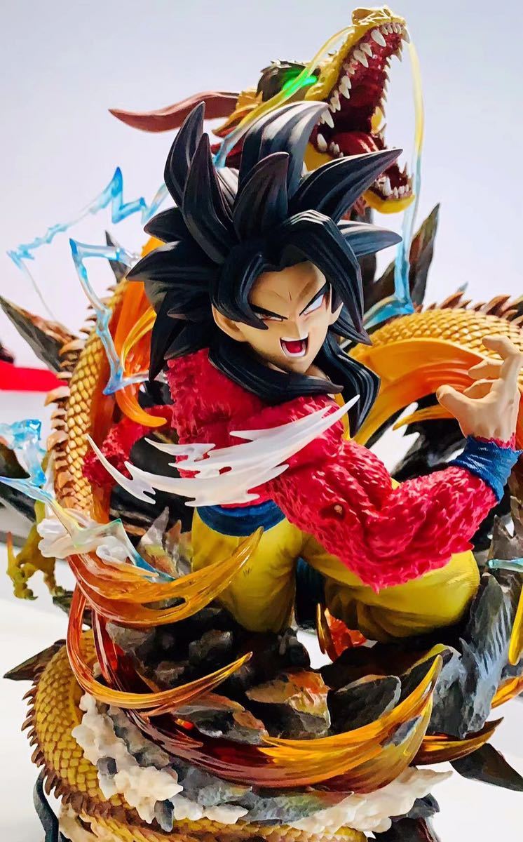Yahoo!オークション - 発売超サイヤ人 四悟空フィギュア塗装済みガレー
