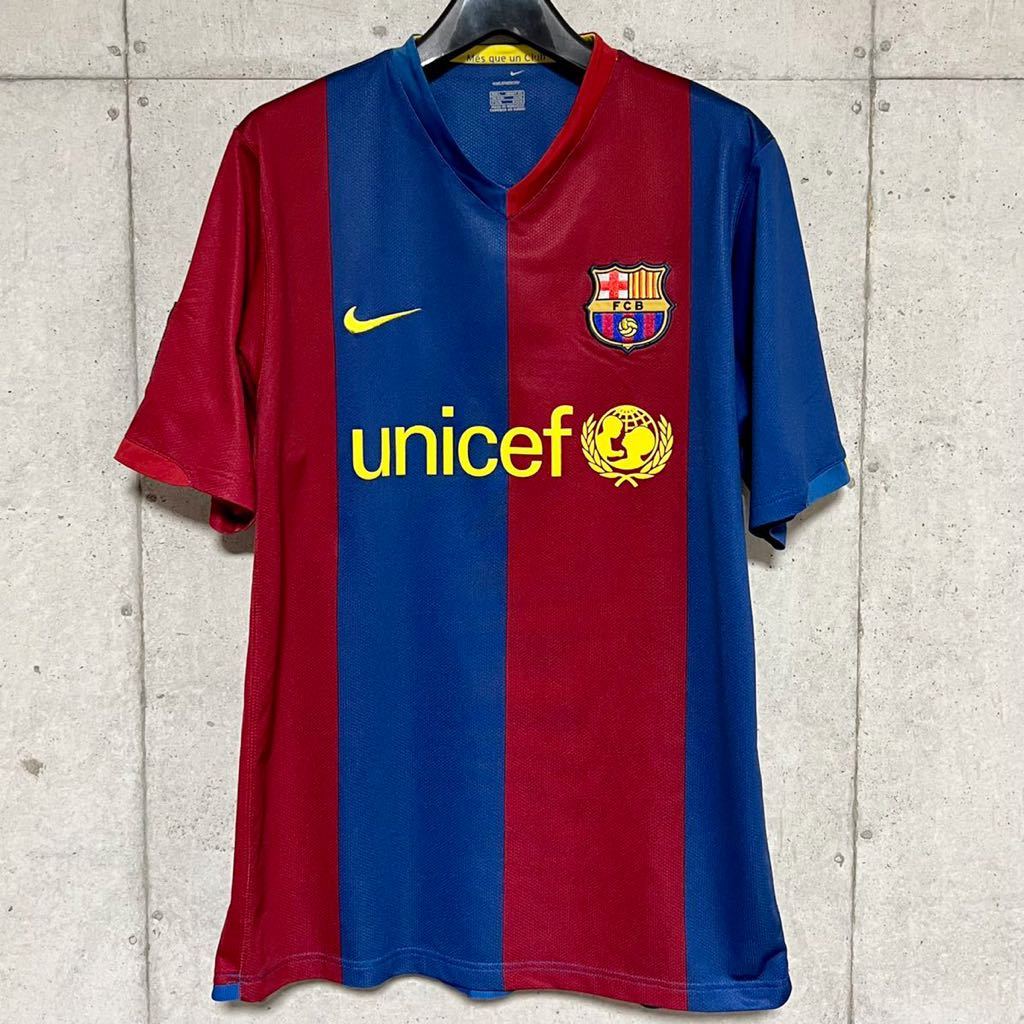 美品 】06/07 FCバルセロナ♯10 ロナウジーニョ【Lサイズ】｜Yahoo