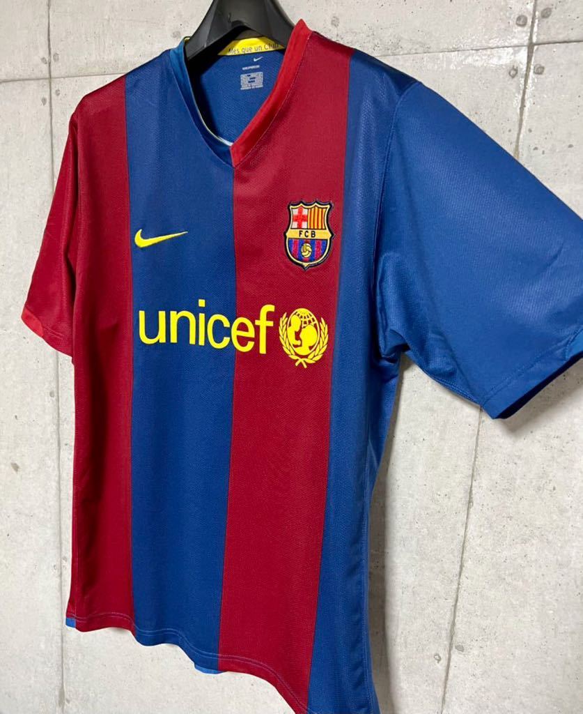 美品 】06/07 FCバルセロナ♯10 ロナウジーニョ【Lサイズ】｜Yahoo