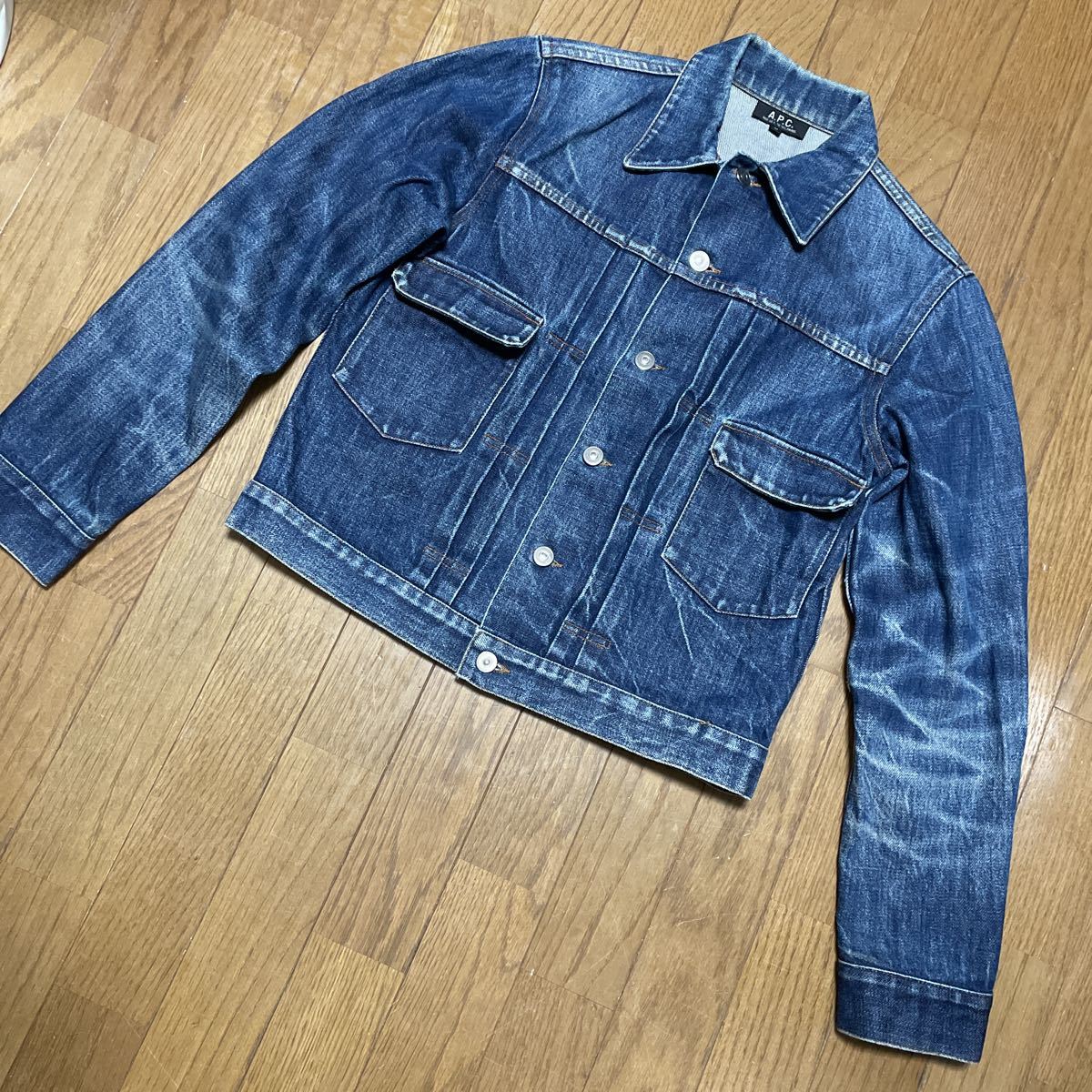 A.P.C. 赤耳 デニム セットアップ 2nd XS W29 濃紺 アーペーセー G