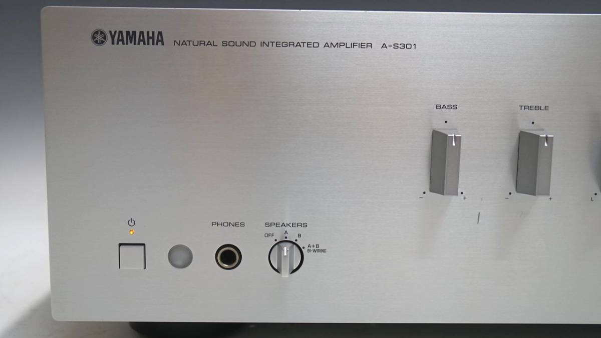 オーディオ】ヤマハ YAMAHA A-S301 プリメインアンプ シルバー 状態