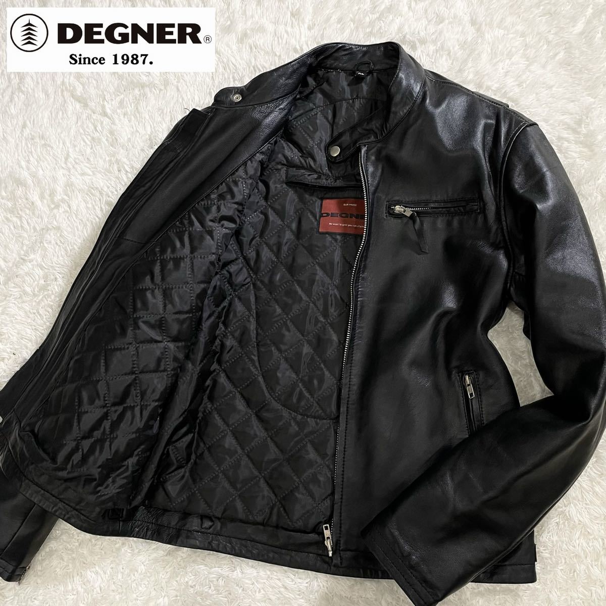 Yahoo!オークション - 極美品/希少XL DEGNER デグナー 羊革 レザージャ