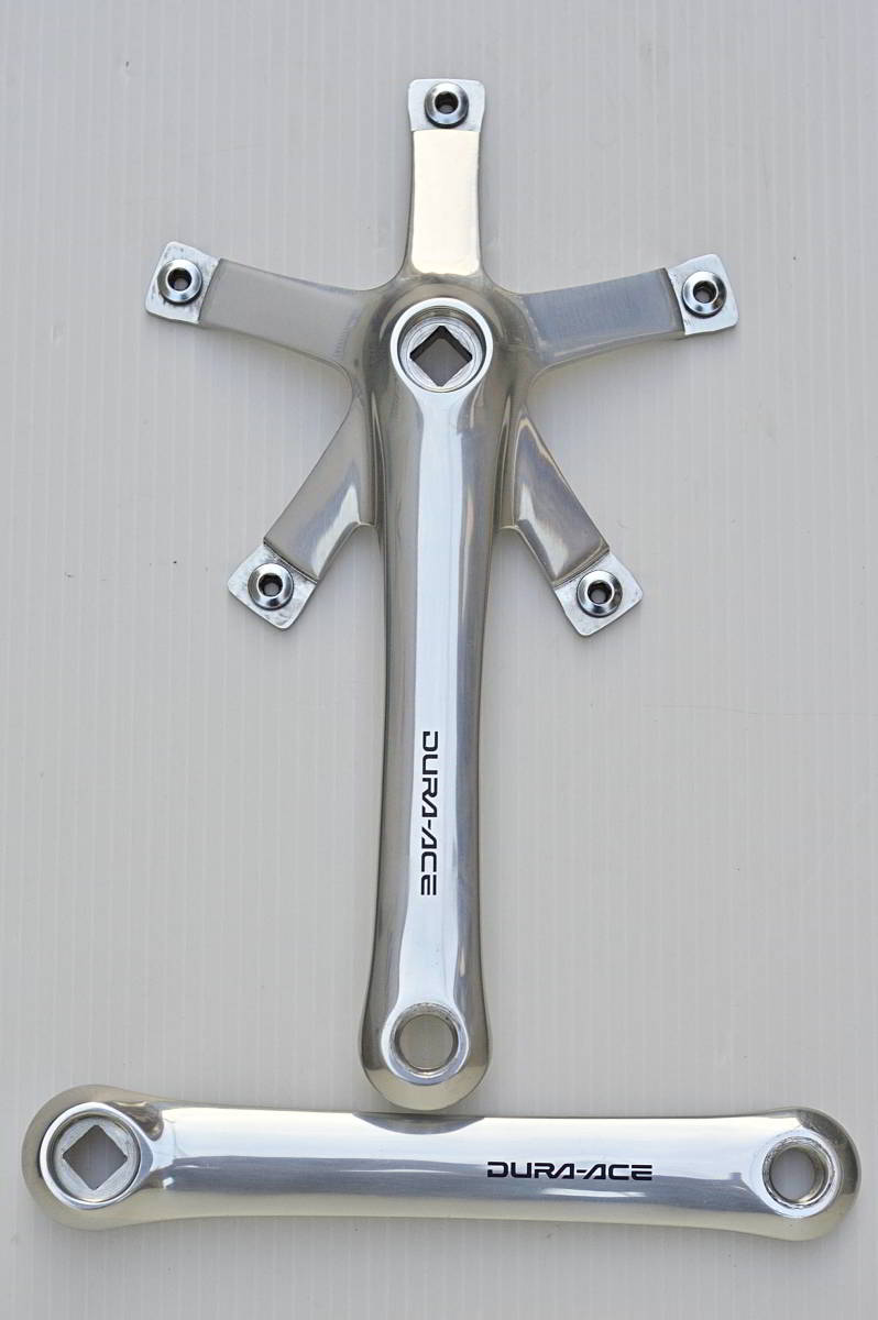 ☆中古 DURA ACE FC-7600 ピスト用 クランク 167.5mm NJS SHIMANO DURA