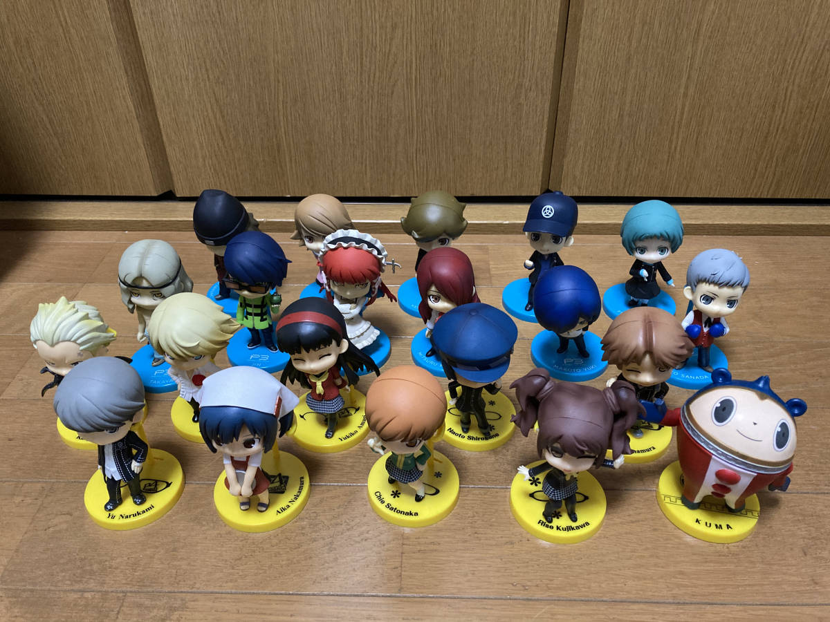 一部開封あり】 happyくじ G賞 ペルソナ4 ちびフィギュア コンプ 一部