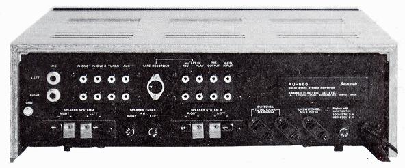 SANSUI AU-666の仕様 サンスイ