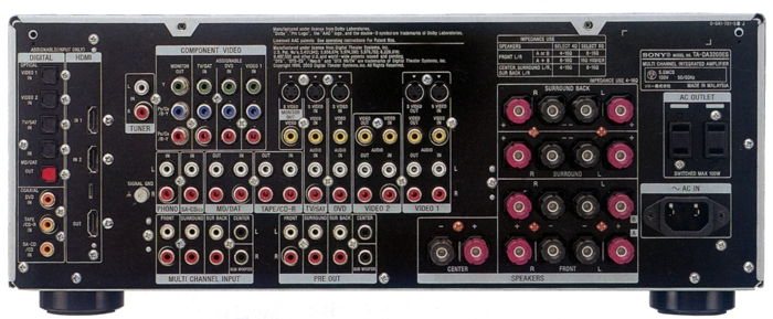 SONY TA-DA3200ESの仕様 ソニー