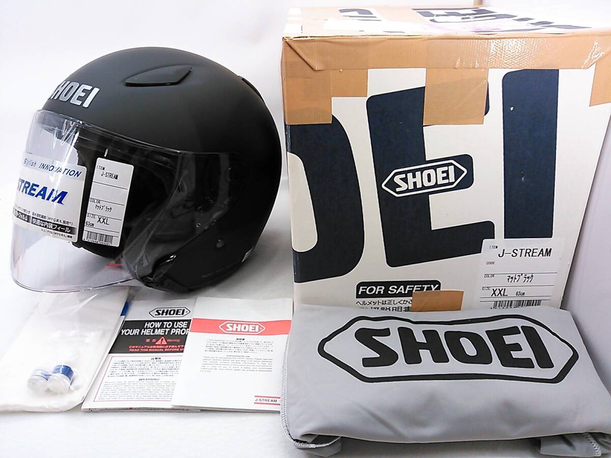 Yahoo!オークション -「ショウエイjストリーム」(ジェットヘルメット