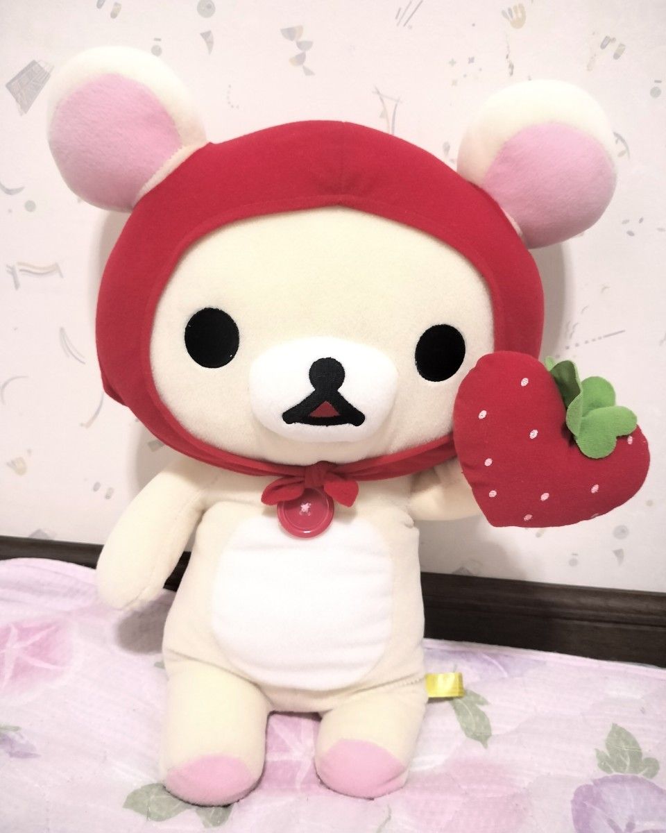コリラックマ いちごないちにち てのりぬいぐるみ Tシャツ リラックマ