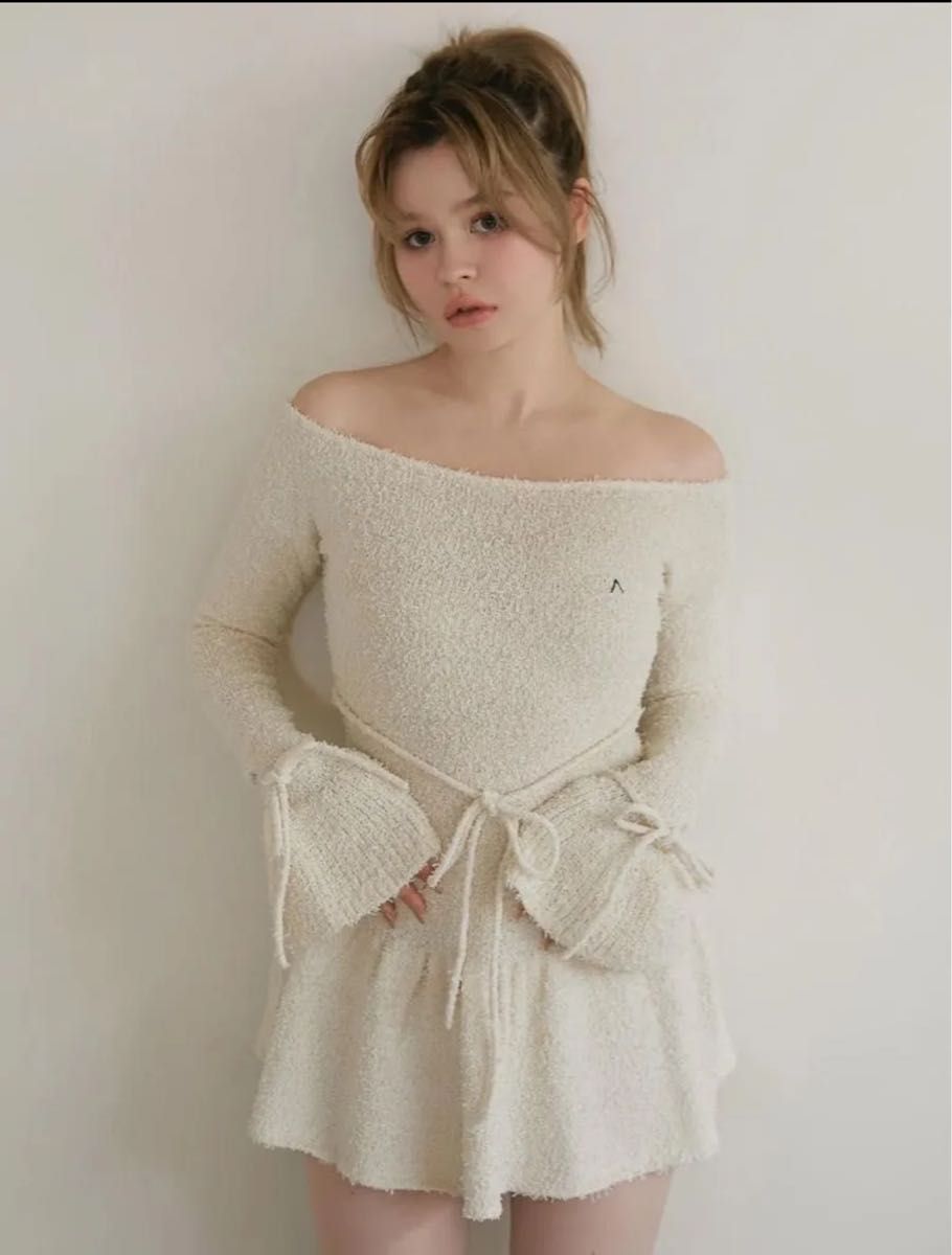 andmary Camila mini dress ivory｜Yahoo!フリマ（旧PayPayフリマ）