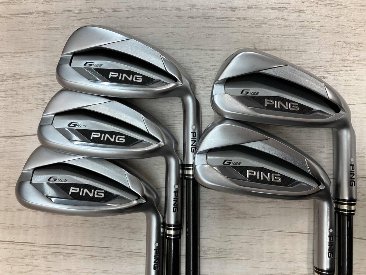 美品 レフティ PING G425 アイアン 6~PW MODUS120S アイアン ピン G425