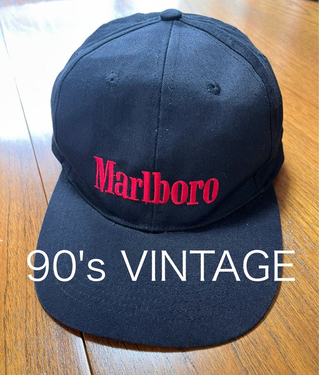マルボロキャップ 茶色 ヴィンテージキャップ 90's VINTAGE Marlboro