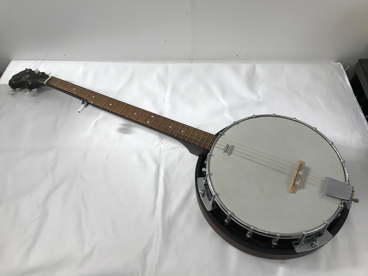 PIRLES バンジョー 6弦 ハードケース付き ピアレス ギター 楽器 演奏
