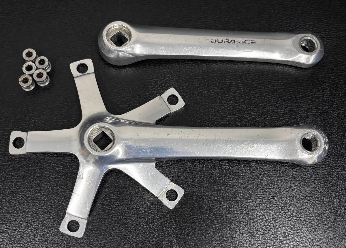 ☆美中古Dura Ace FC-7600ピスト用クランクNJS刻印あ165mm ☆美中古